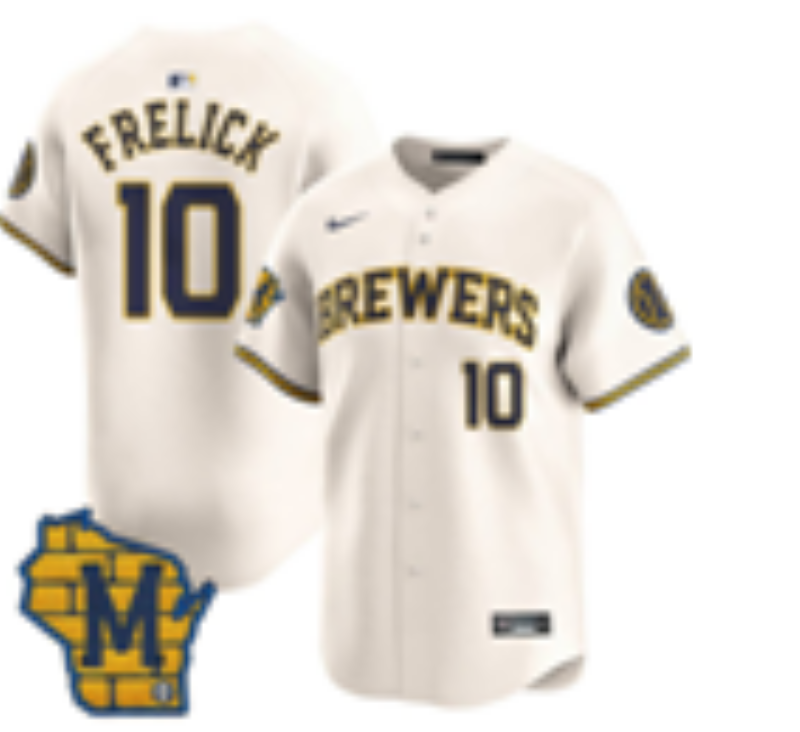 Women Milwaukee Brewers #10 Frelick cream Nike 2026 World Series jersey 102310->milwaukee brewers->MLB Jersey